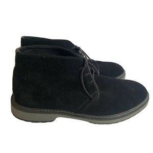 Calvin Klein Men's Agdin Black Round Toe Suede Ankle Boot Size 11.5